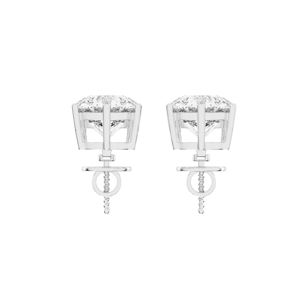 Twin Star Dual Diamond Drop Earrings