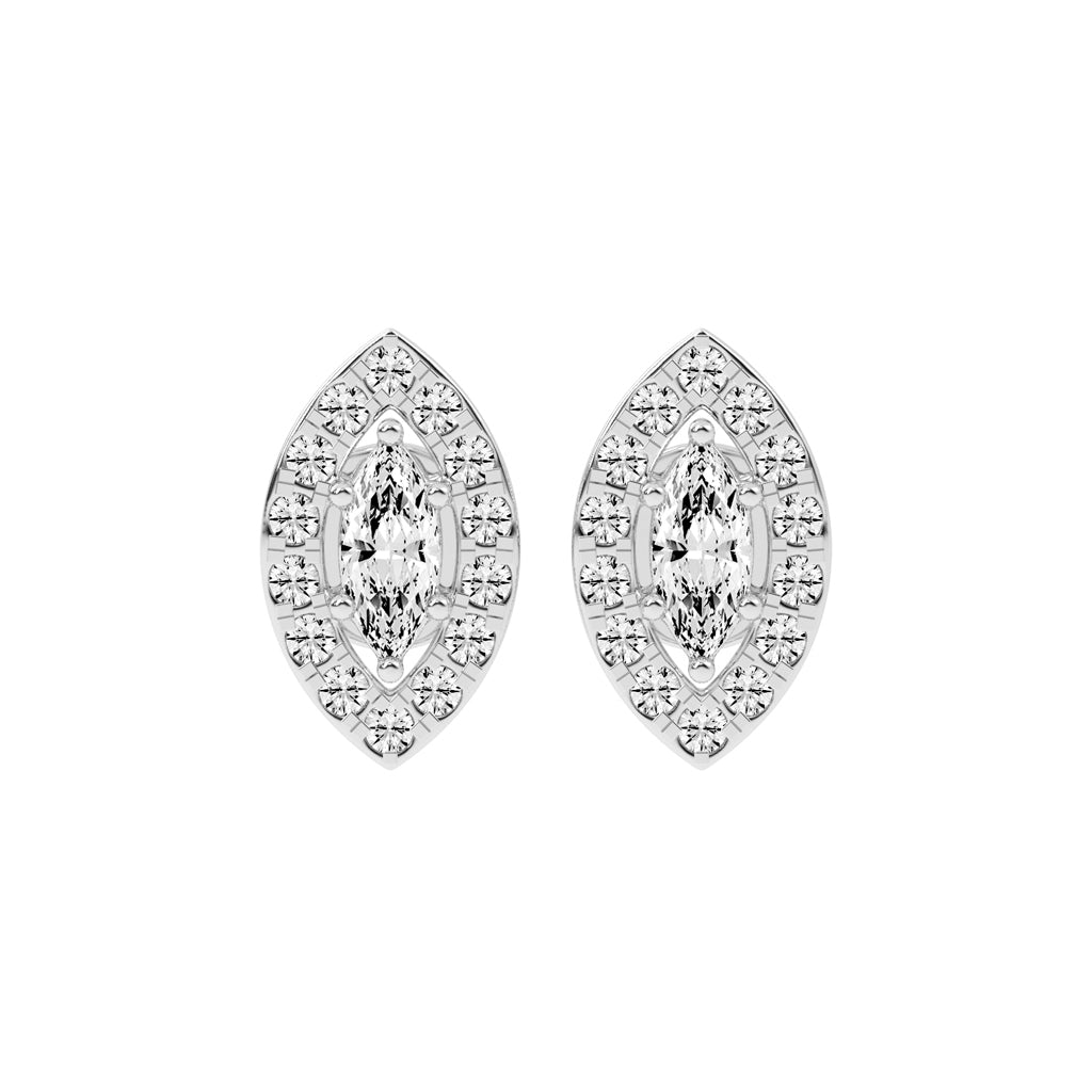 Aurora Bloom Marquise Statement Earrings