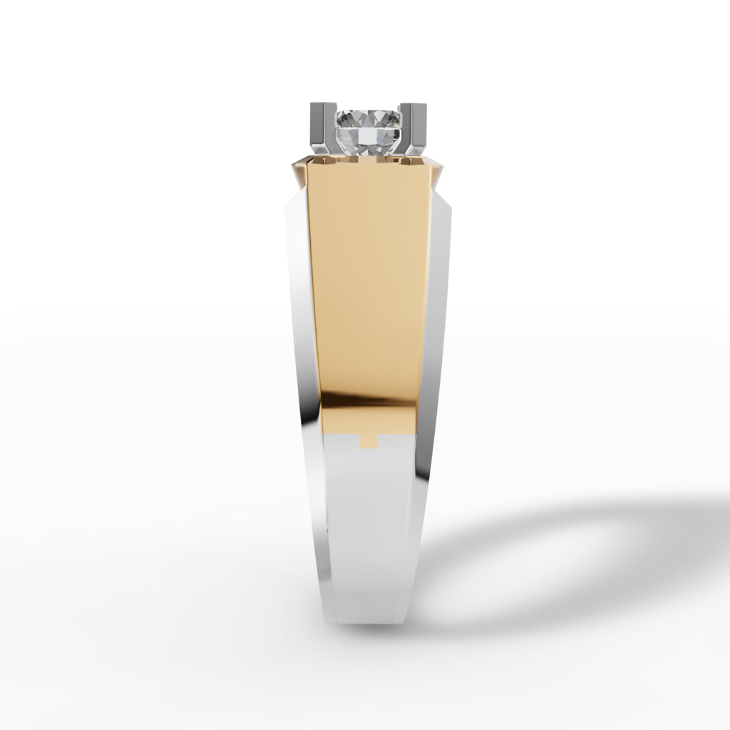 Luxury Domed Cluster MultiRow Diamond Ring Elegant White Gold Wide Statement Band