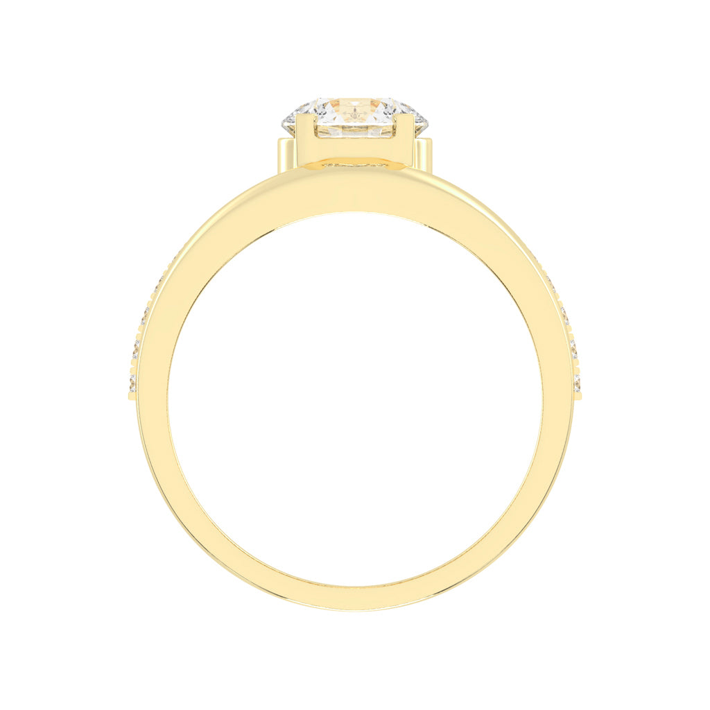 225Ct Round Shape Rings
