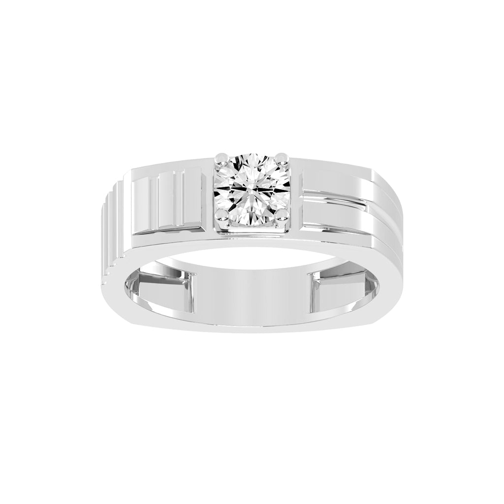 075Ct Round Shape Rings