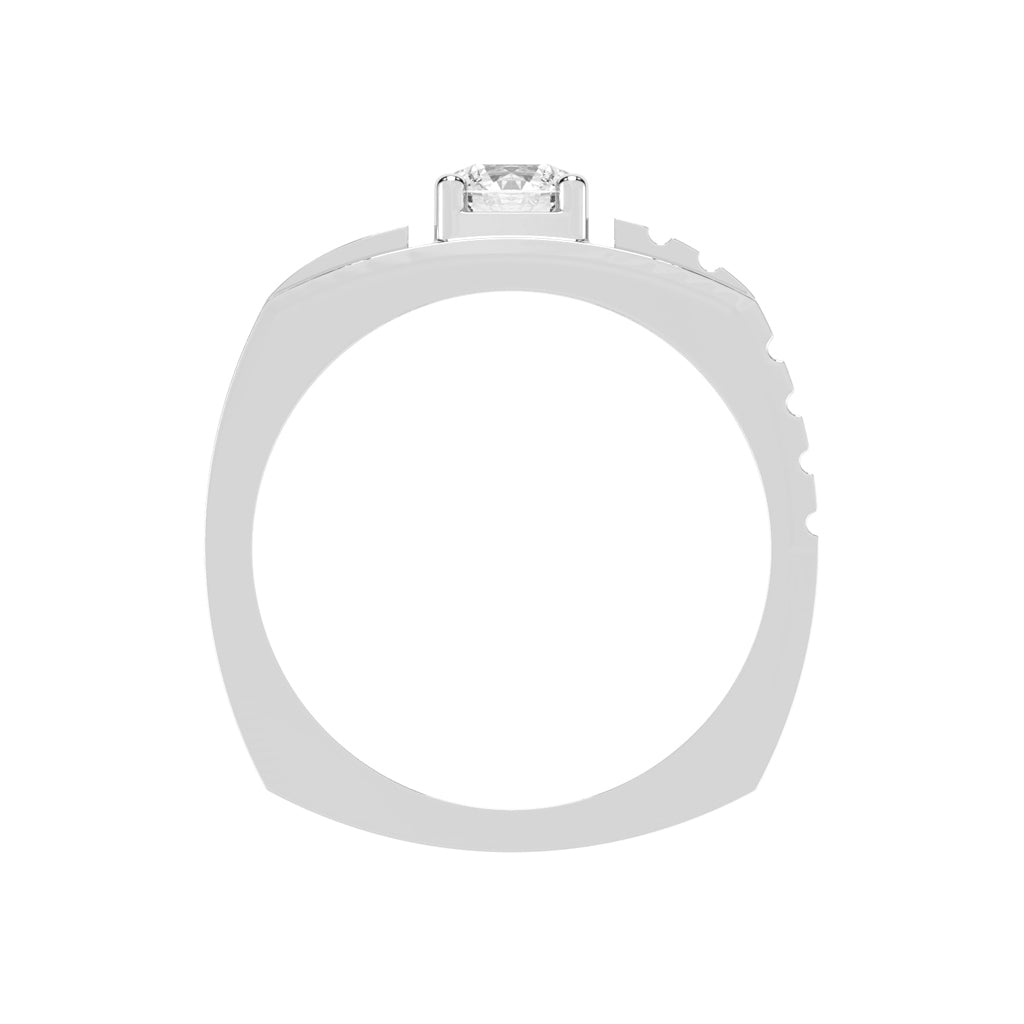 075Ct Round Shape Rings