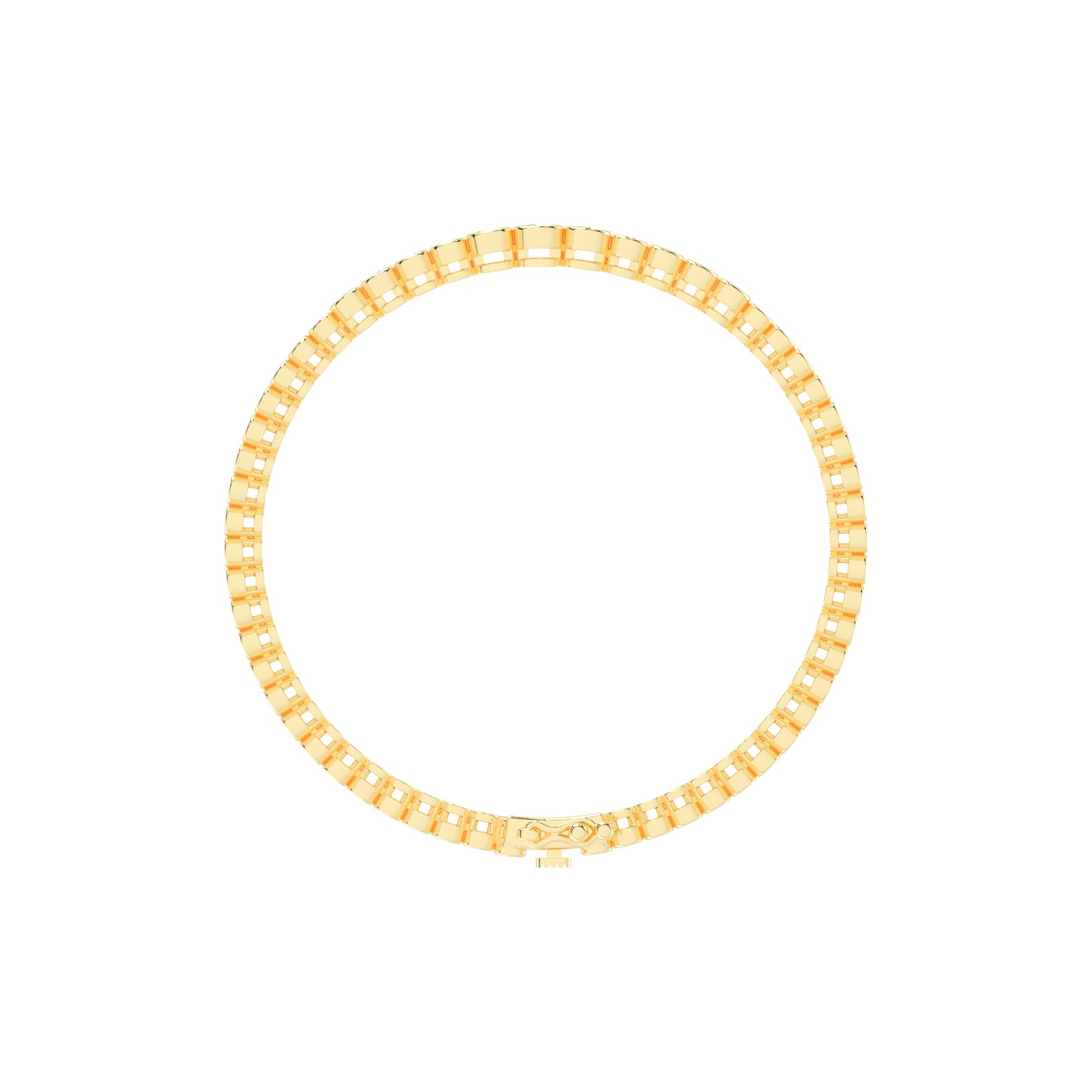 Livia 125Ct Bezel Round Cut Tennis Lab Diamond Bracelet