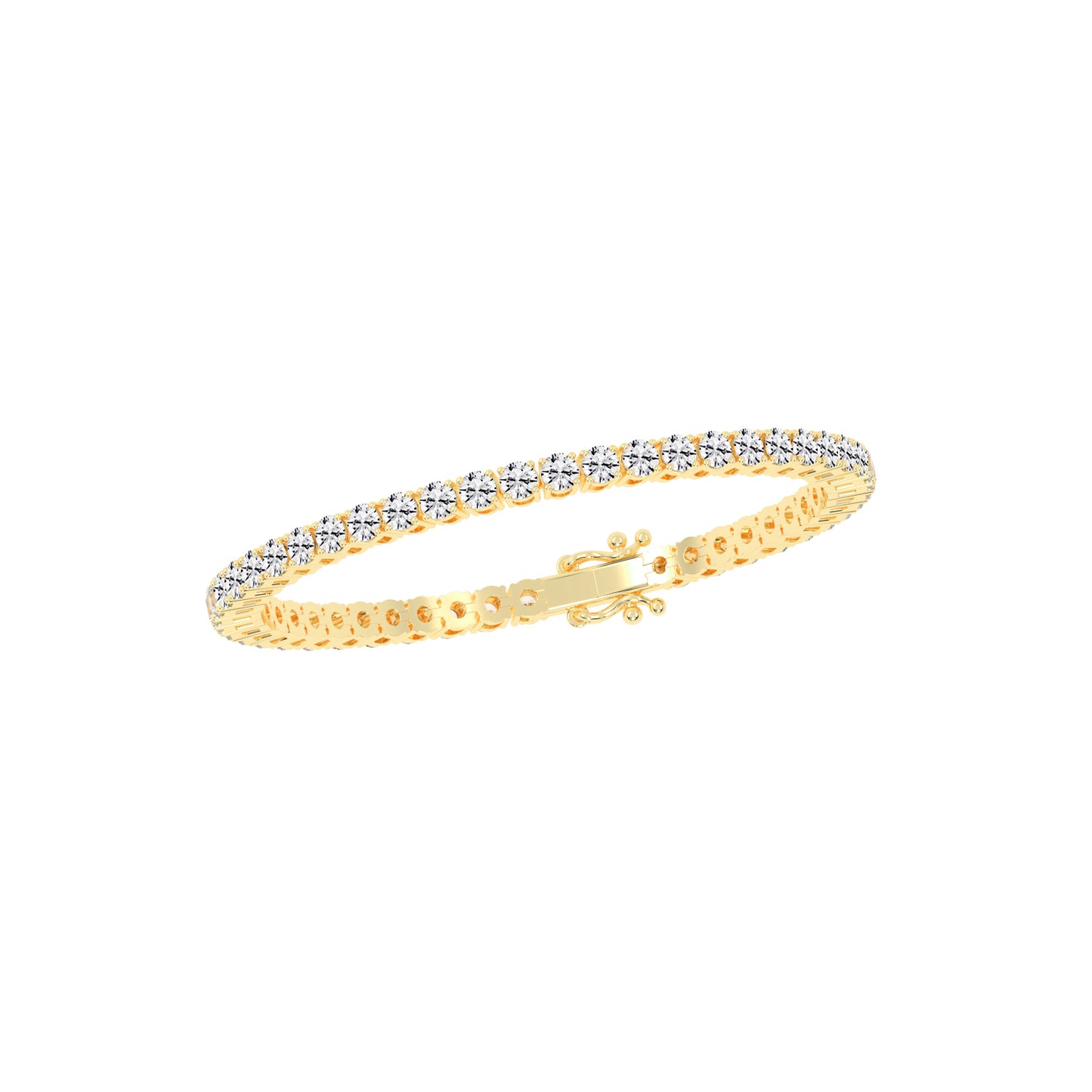 Vivara 45Ct Standard Round Cut Tennis Lab Diamond Bracelet