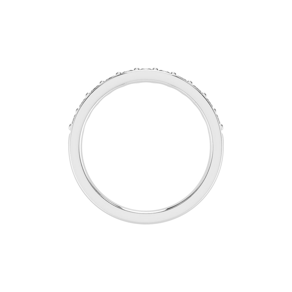 Gliss round shape eternity lab diamond ring