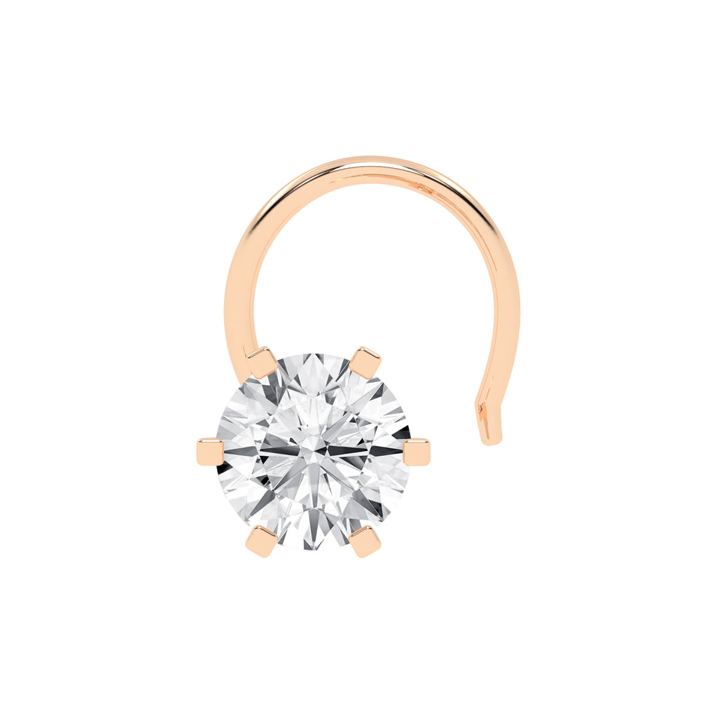 SolitaireSplendour Diamond NosePin