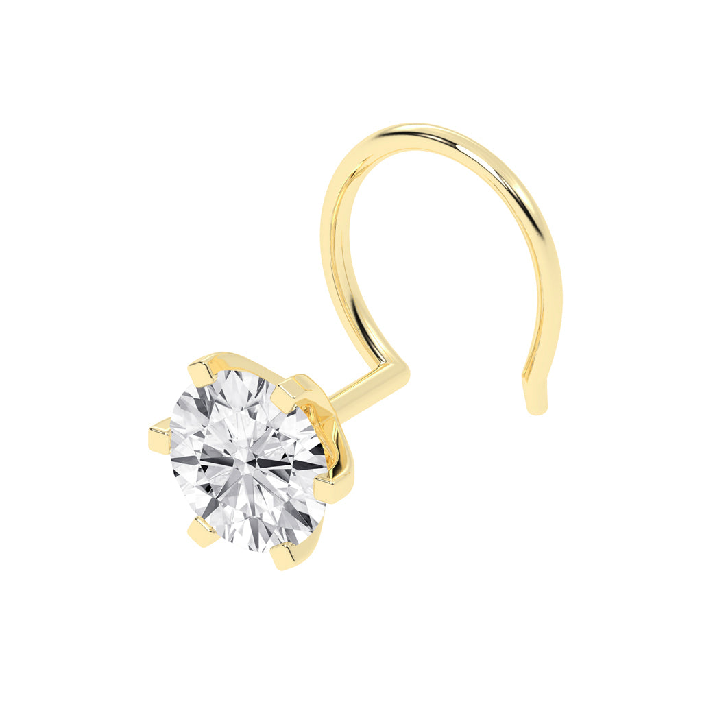 SolitaireSplendour Diamond NosePin