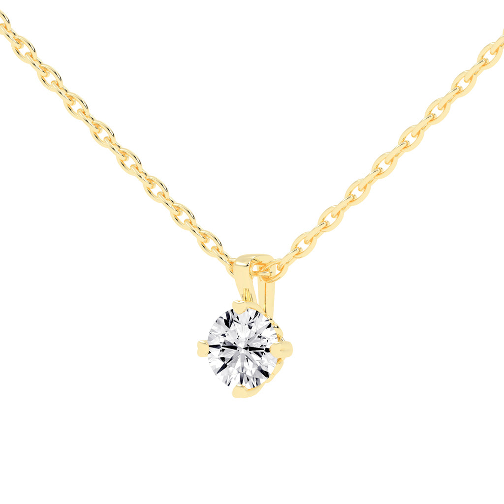 Elysian Spark Classic Solitaire Pendant