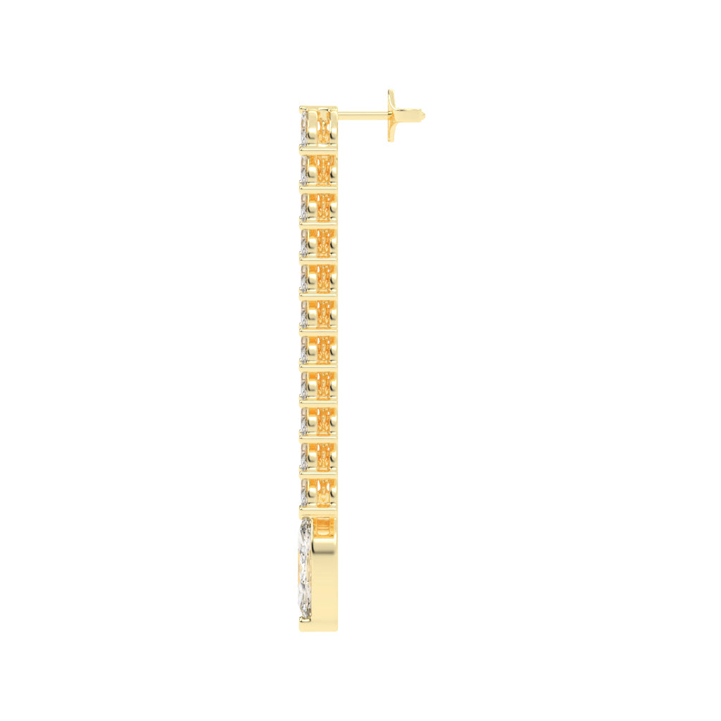 Cascading Marquise Shimmer Earrings