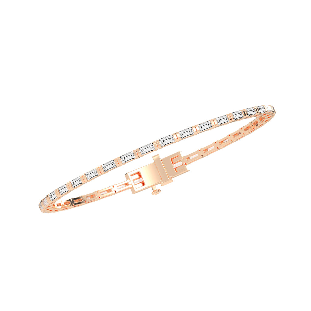 37Ct Emerald Shape Bracelet