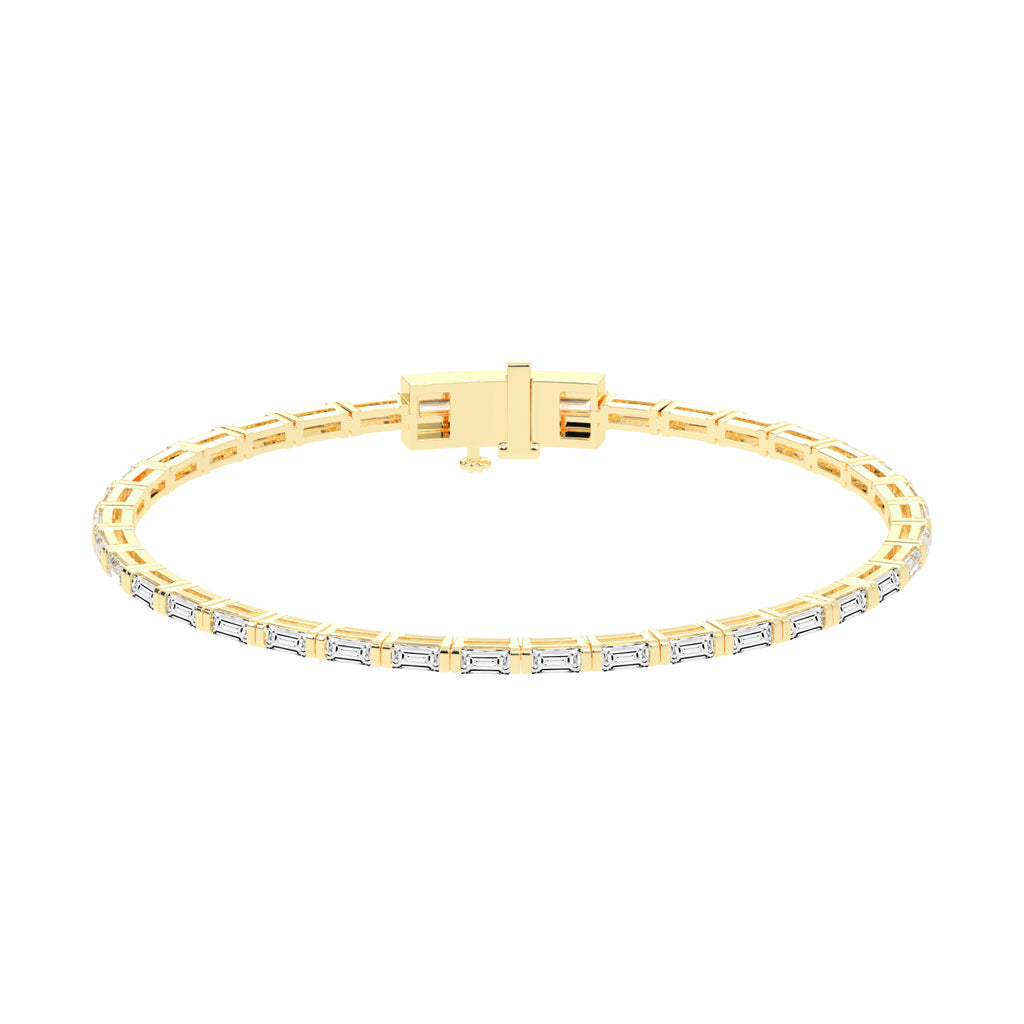 37Ct Emerald Shape Bracelet