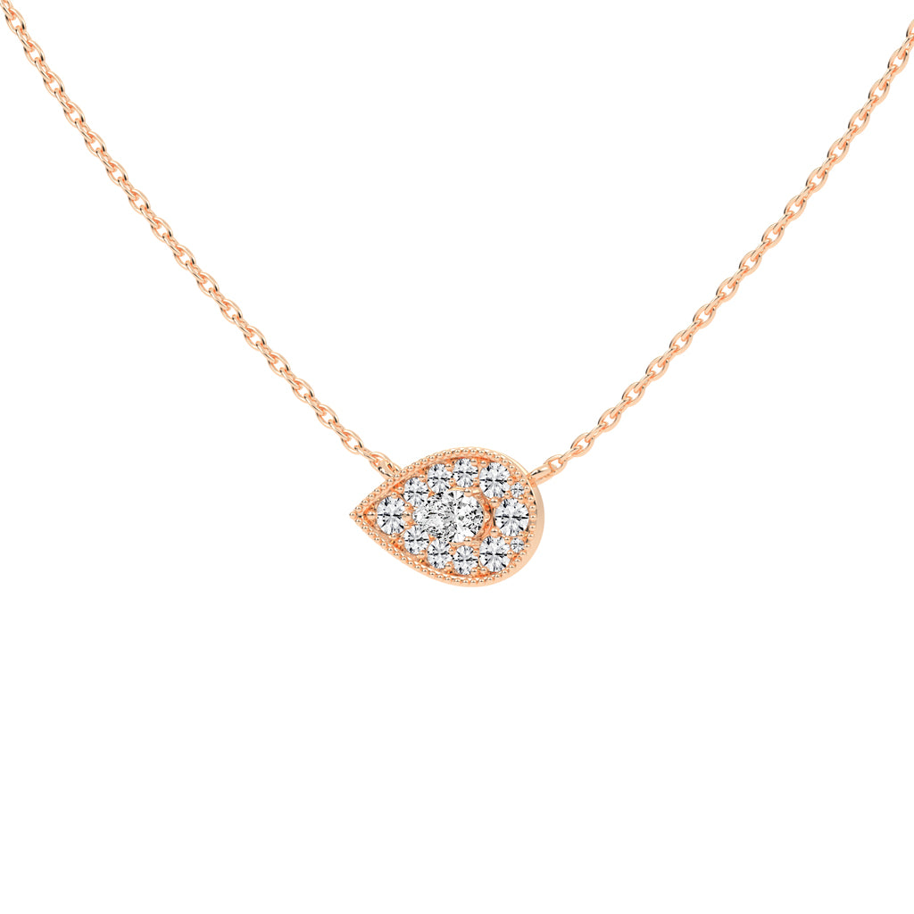 2.5Ct Round Shape,Yellow Gold,Halo Pendants