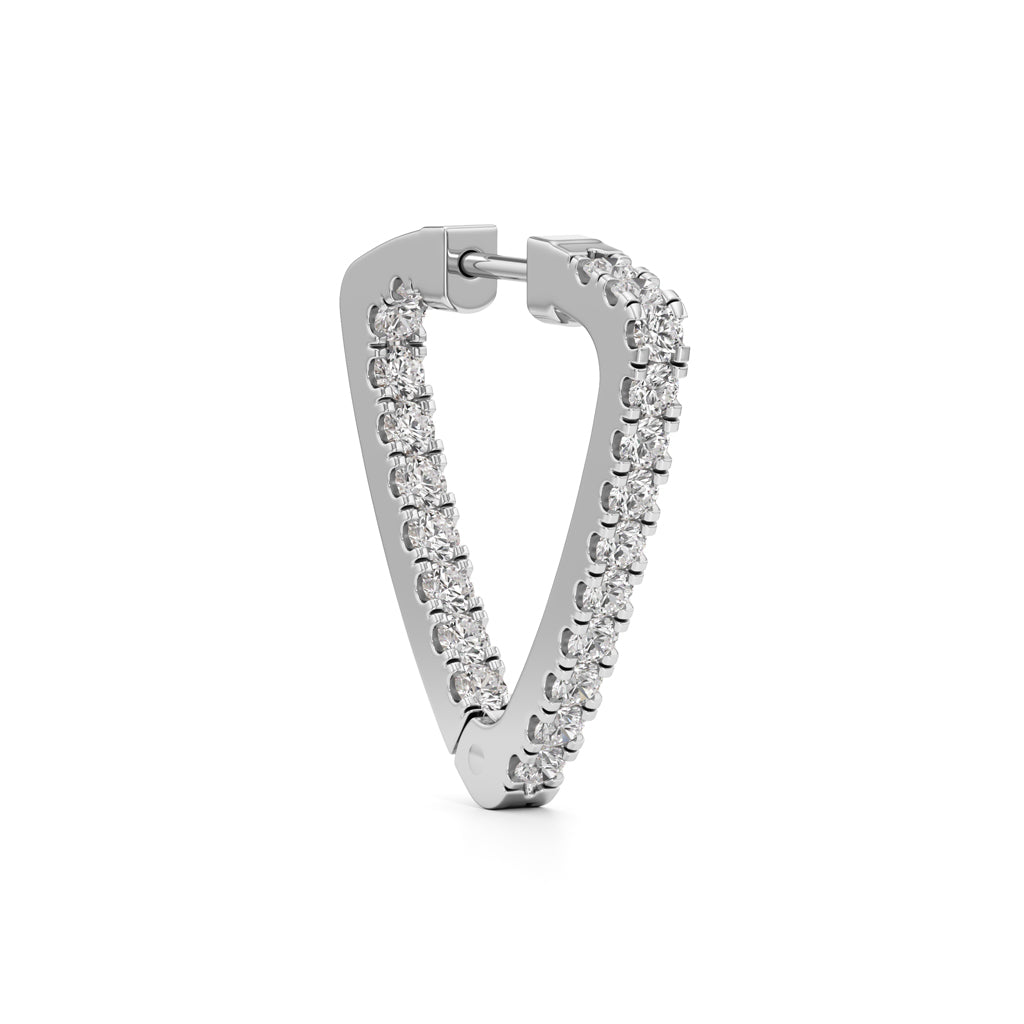 15Ct Round Shape Solitaire Studs Earrings