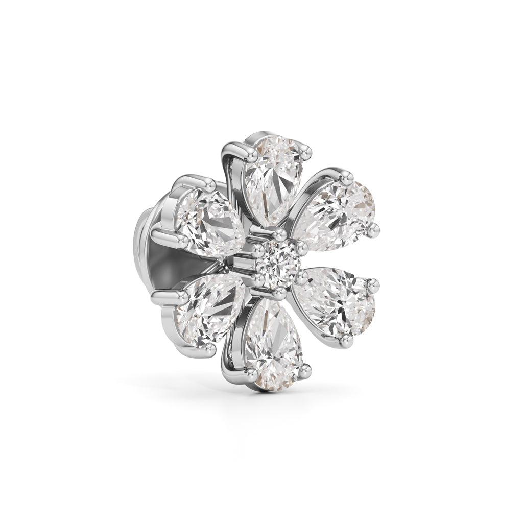 225Ct Round ShapeFancy Studs Earrings