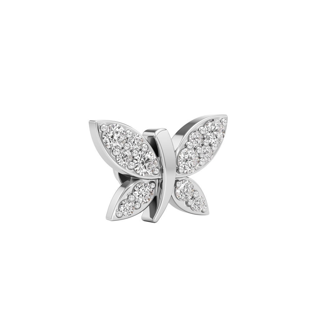 05Ct Round Shape Delicate Earrings