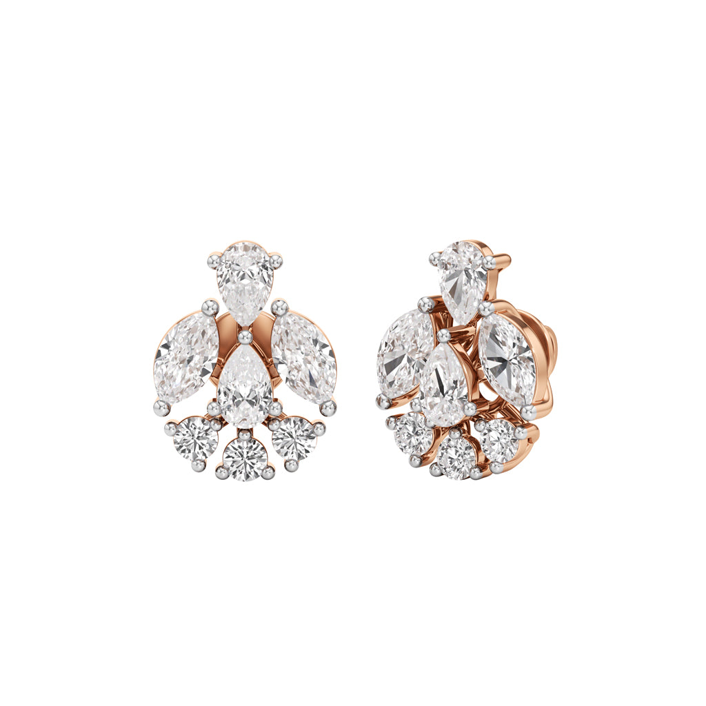 250Ct Marquise Shape Fancy Studs Earrings
