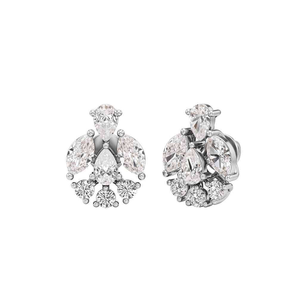 250Ct Marquise Shape Fancy Studs Earrings