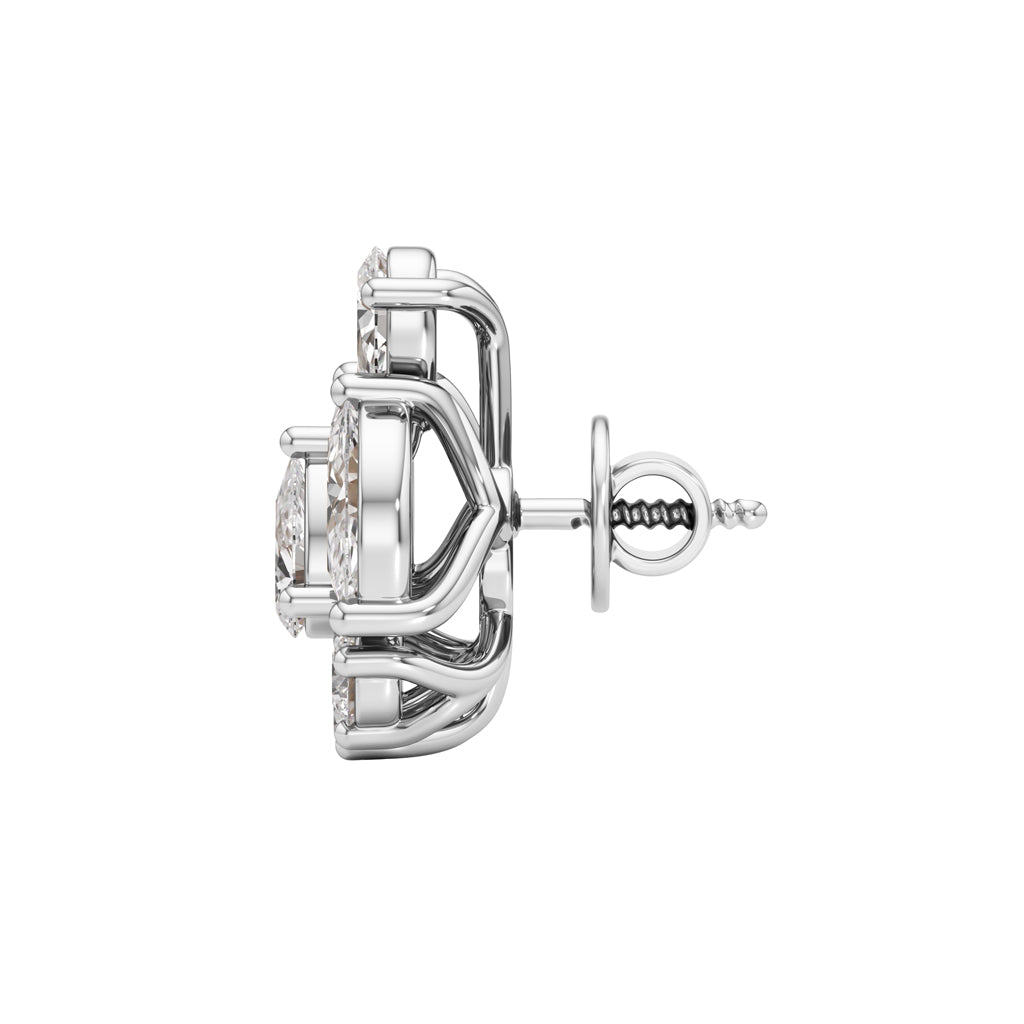 250Ct Marquise Shape Fancy Studs Earrings