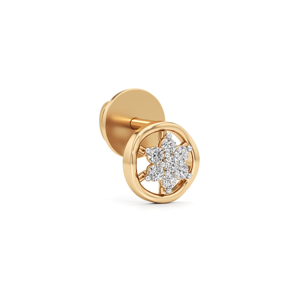 025Ct Round Shape Fancy Stud