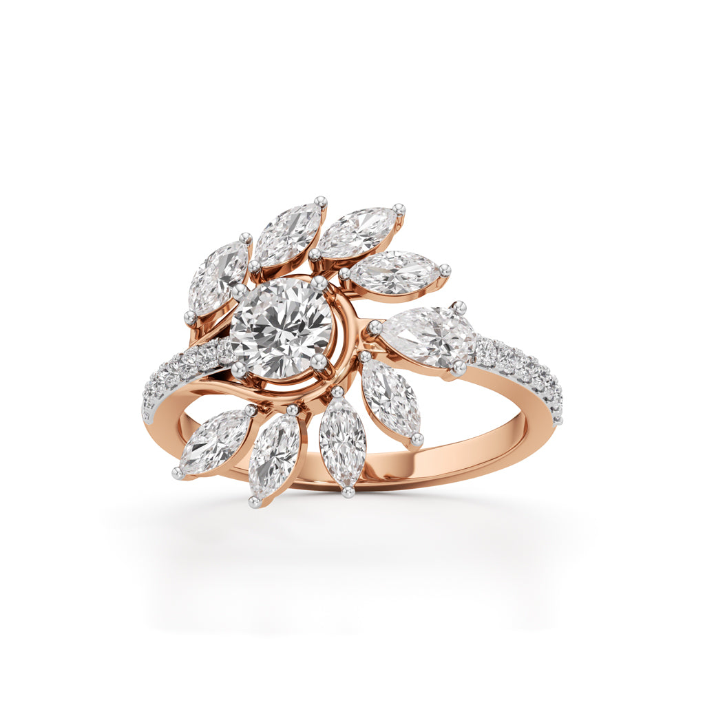 Solara Bloom Diamond Ring