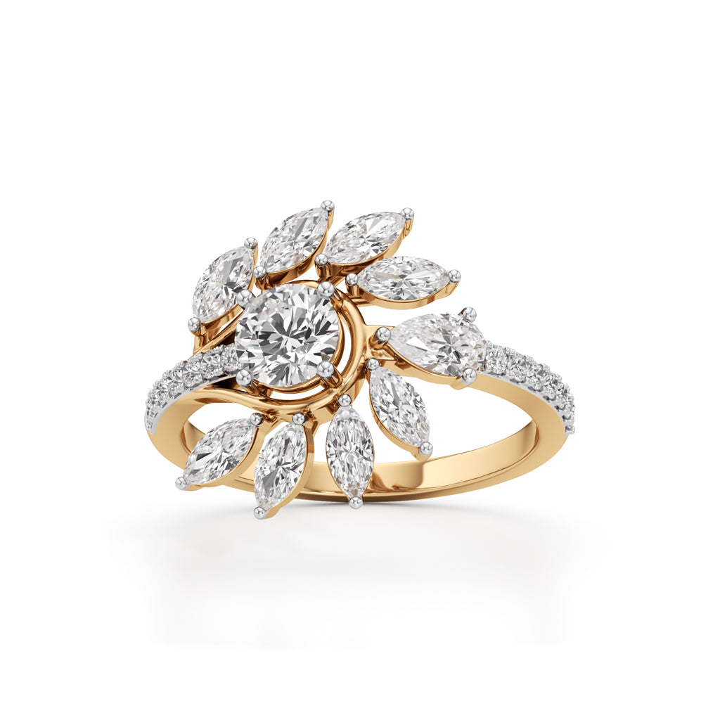 Solara Bloom Diamond Ring
