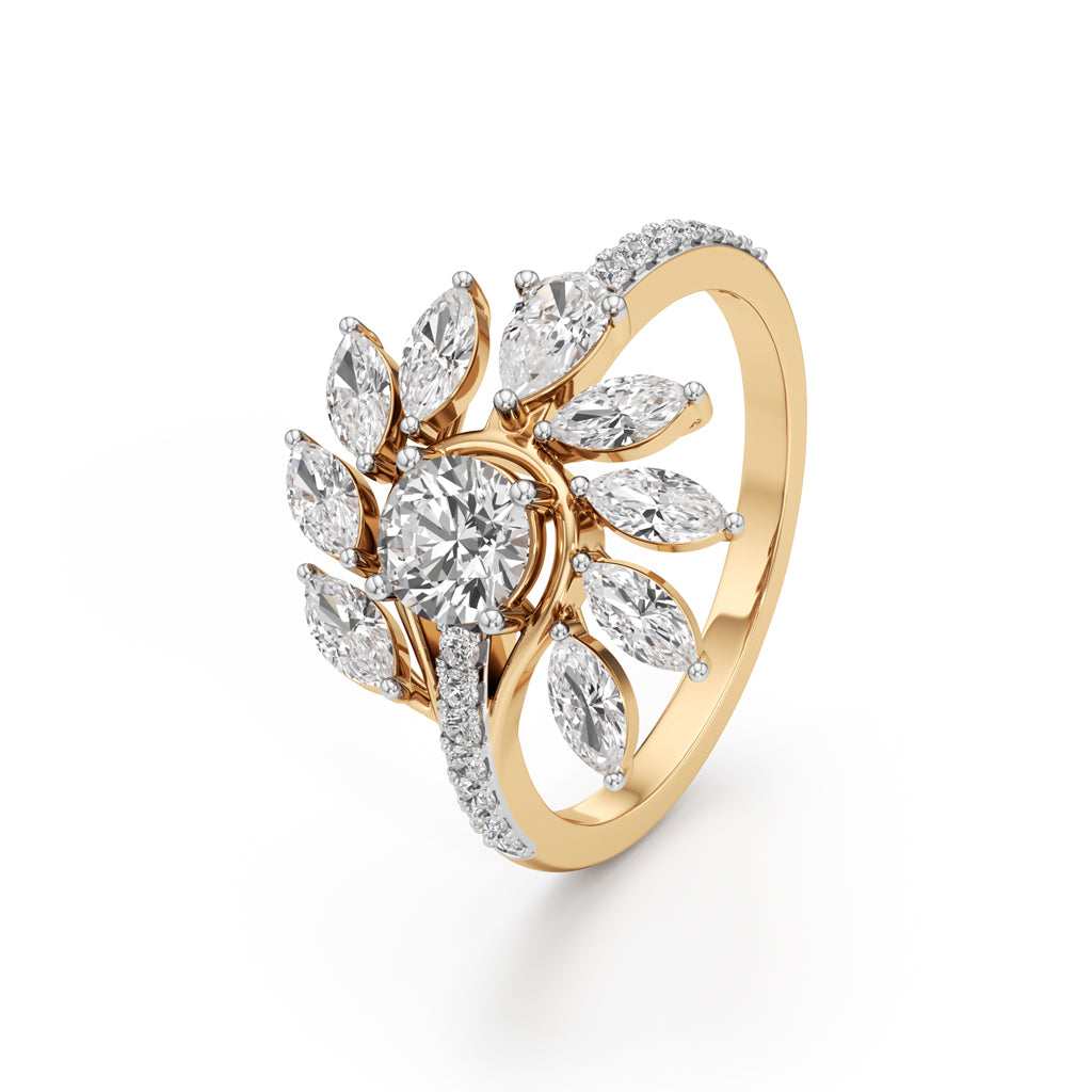 Solara Bloom Diamond Ring