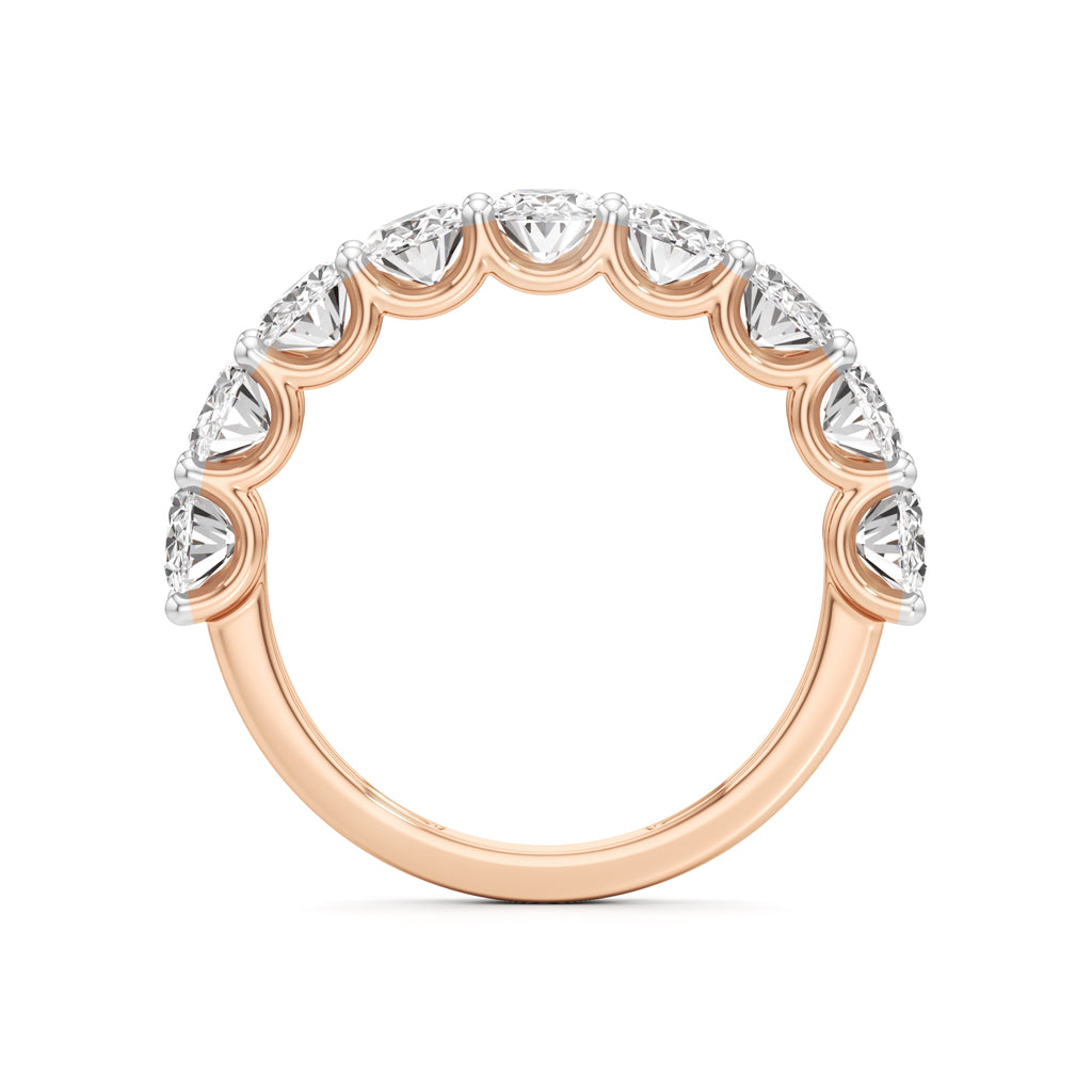 Roselle Nine Oval Diamond Band