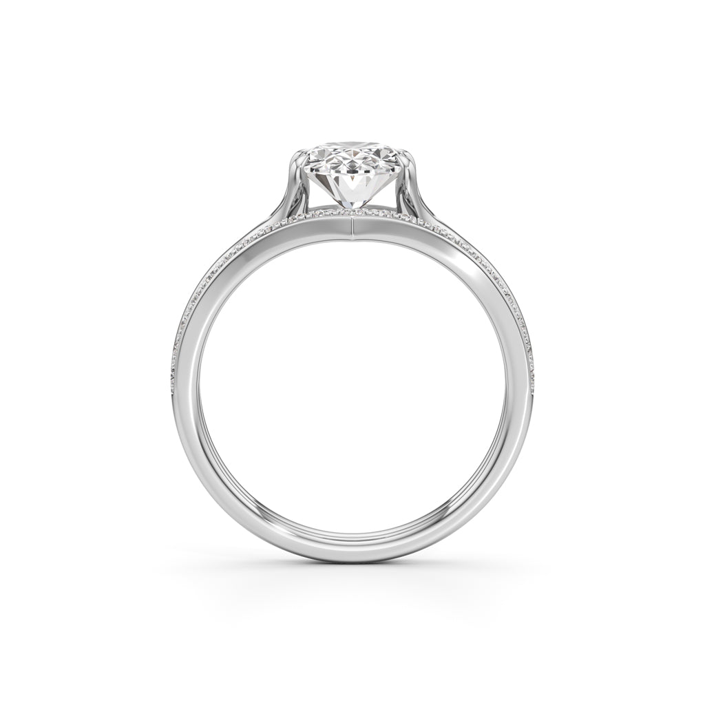 Eternitys Embrace Oval Diamond Set