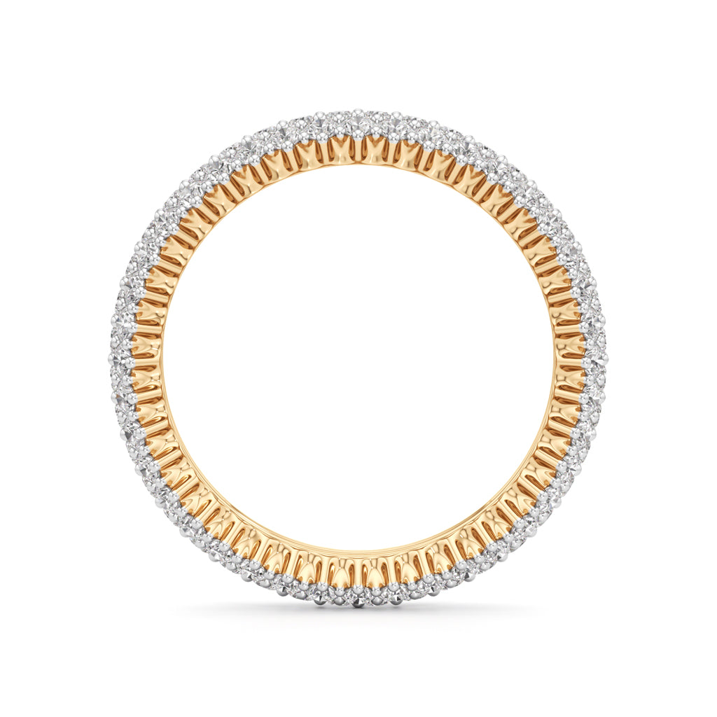 Wide Lumire Diamond Eternity Band