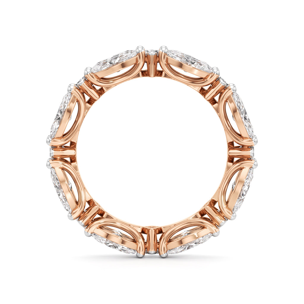 Marquise Princess Cut Diamond Shinelink Band