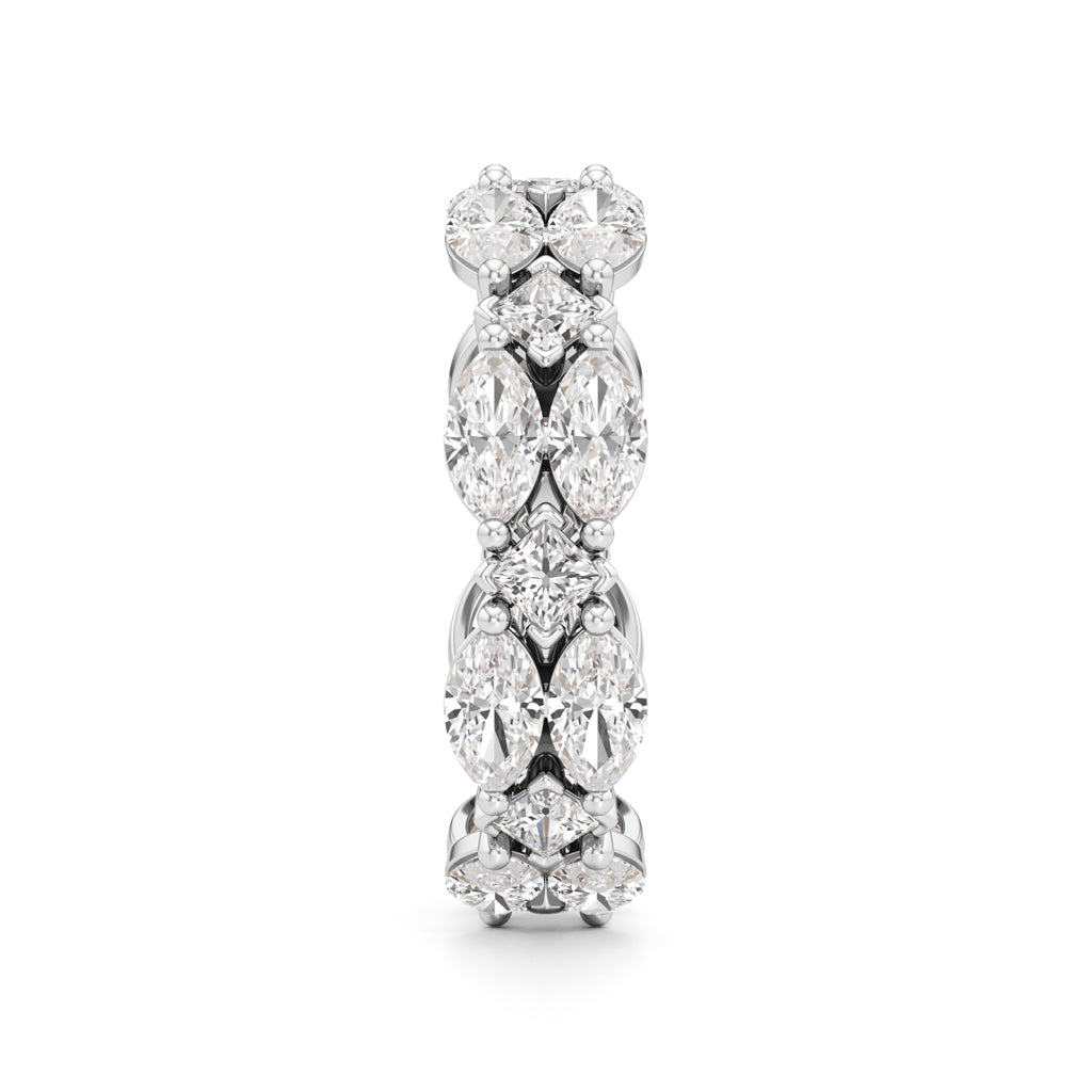 Marquise Princess Cut Diamond Shinelink Band