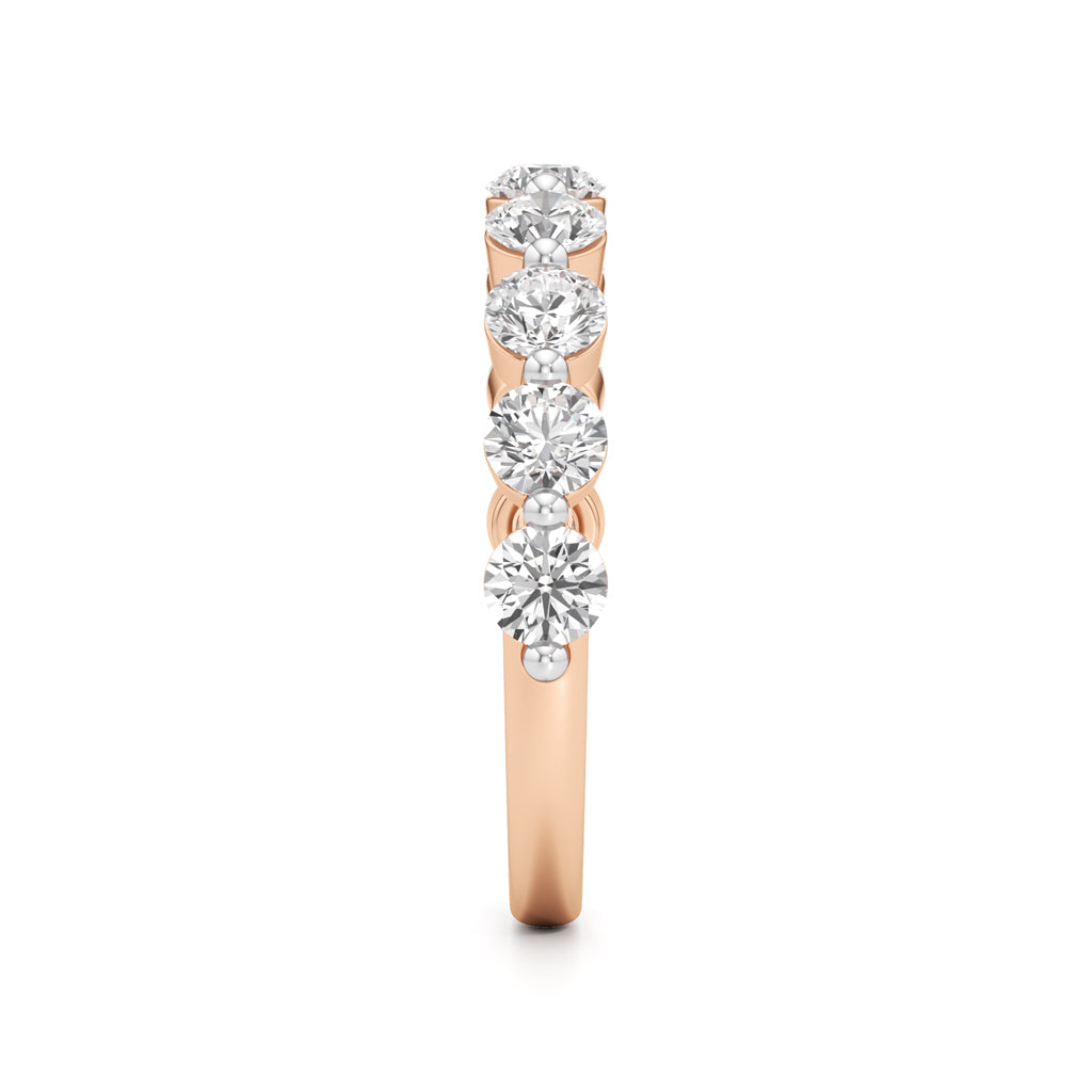 Classic SevenStone Diamond Band