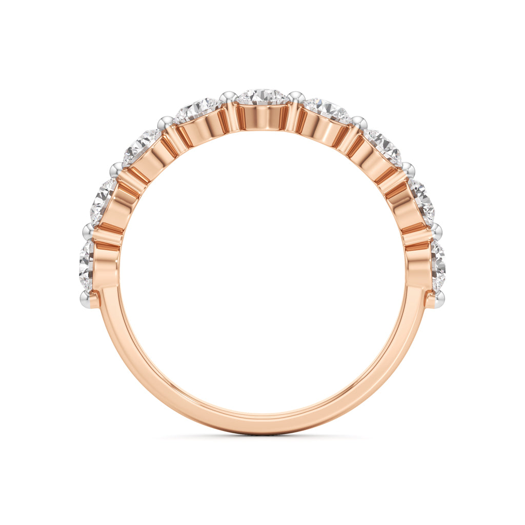 Classic SevenStone Diamond Band