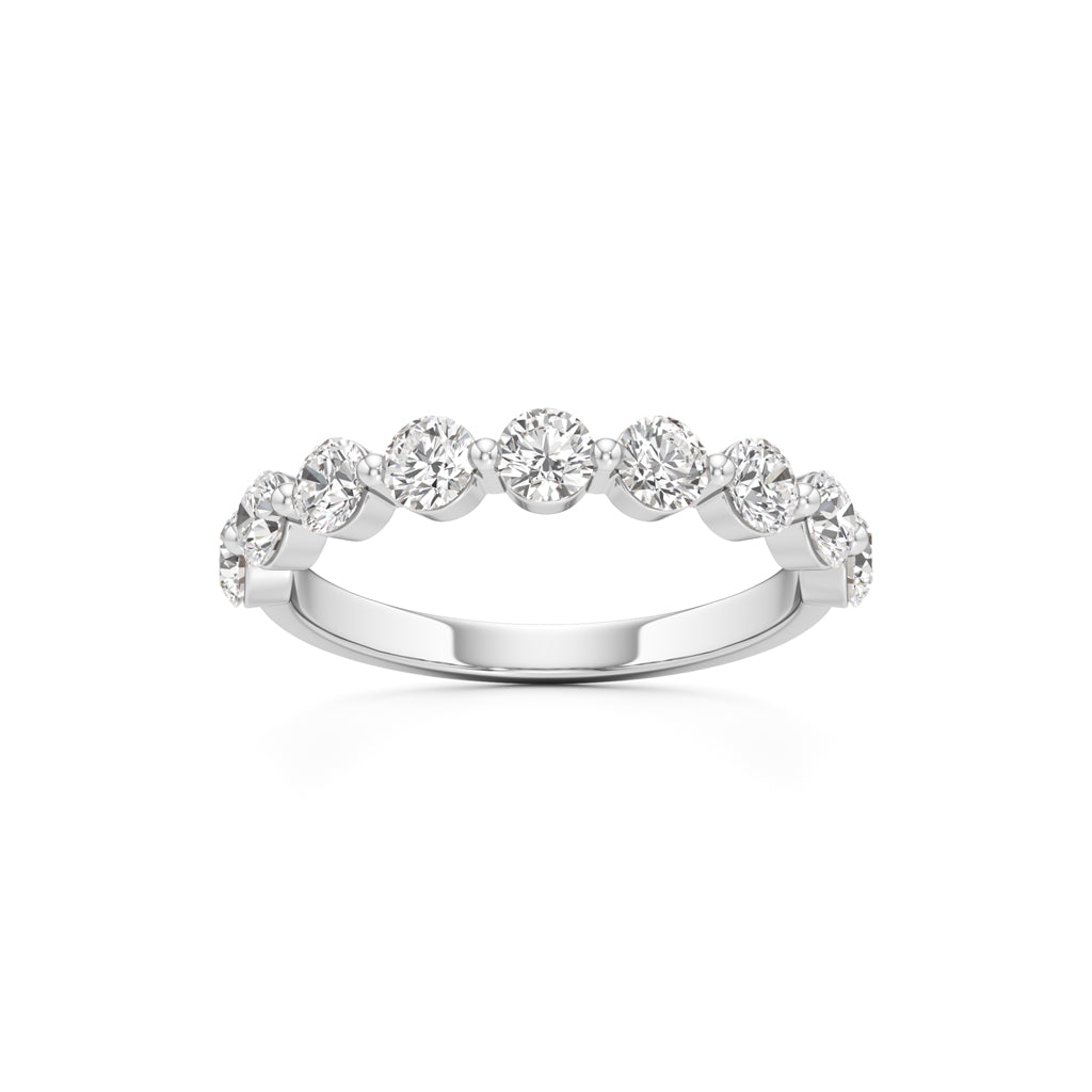 Classic SevenStone Diamond Band