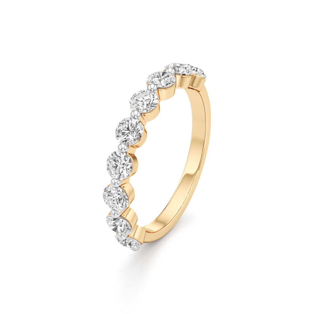 Classic SevenStone Diamond Band