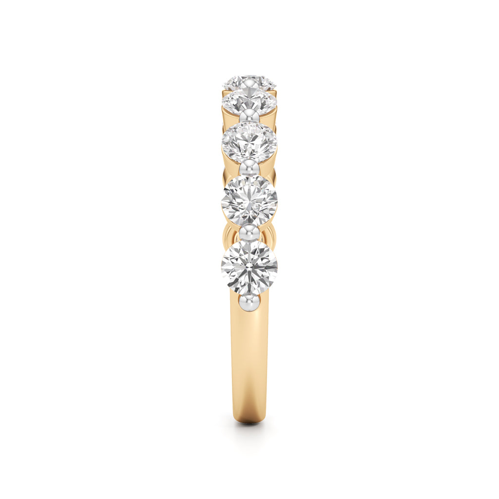 Classic SevenStone Diamond Band