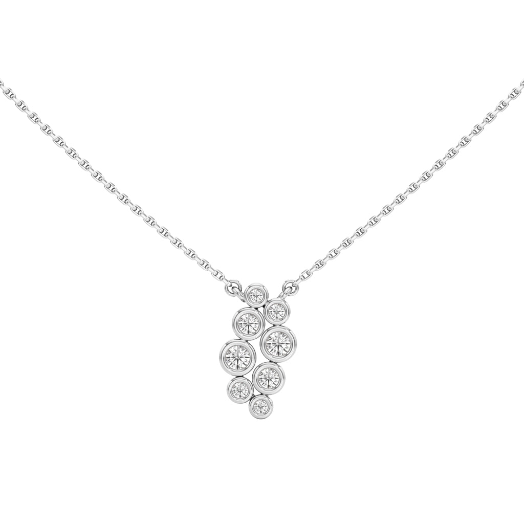 0.50 Ct Round Shape Delicate Pendants