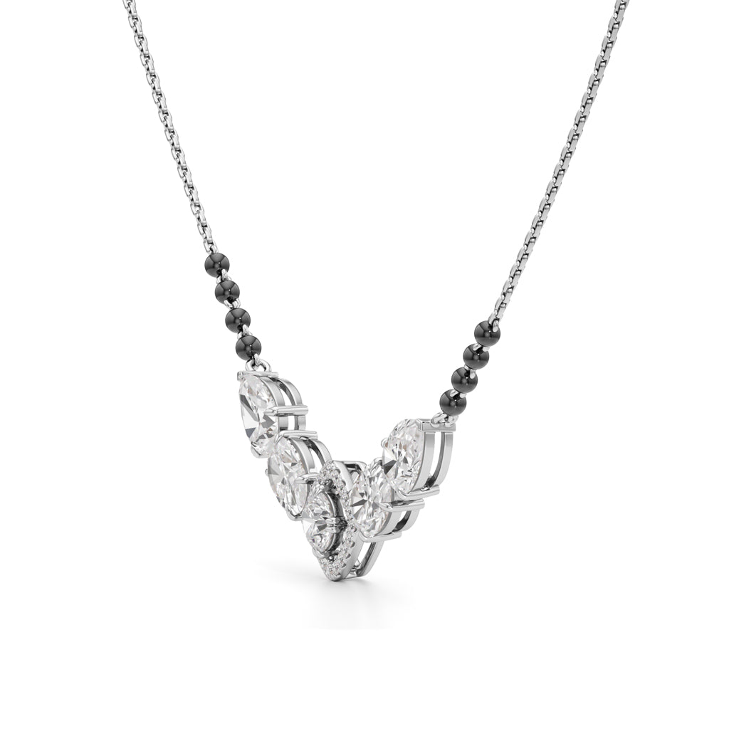 Regal Bloom Diamond Mangalsutra