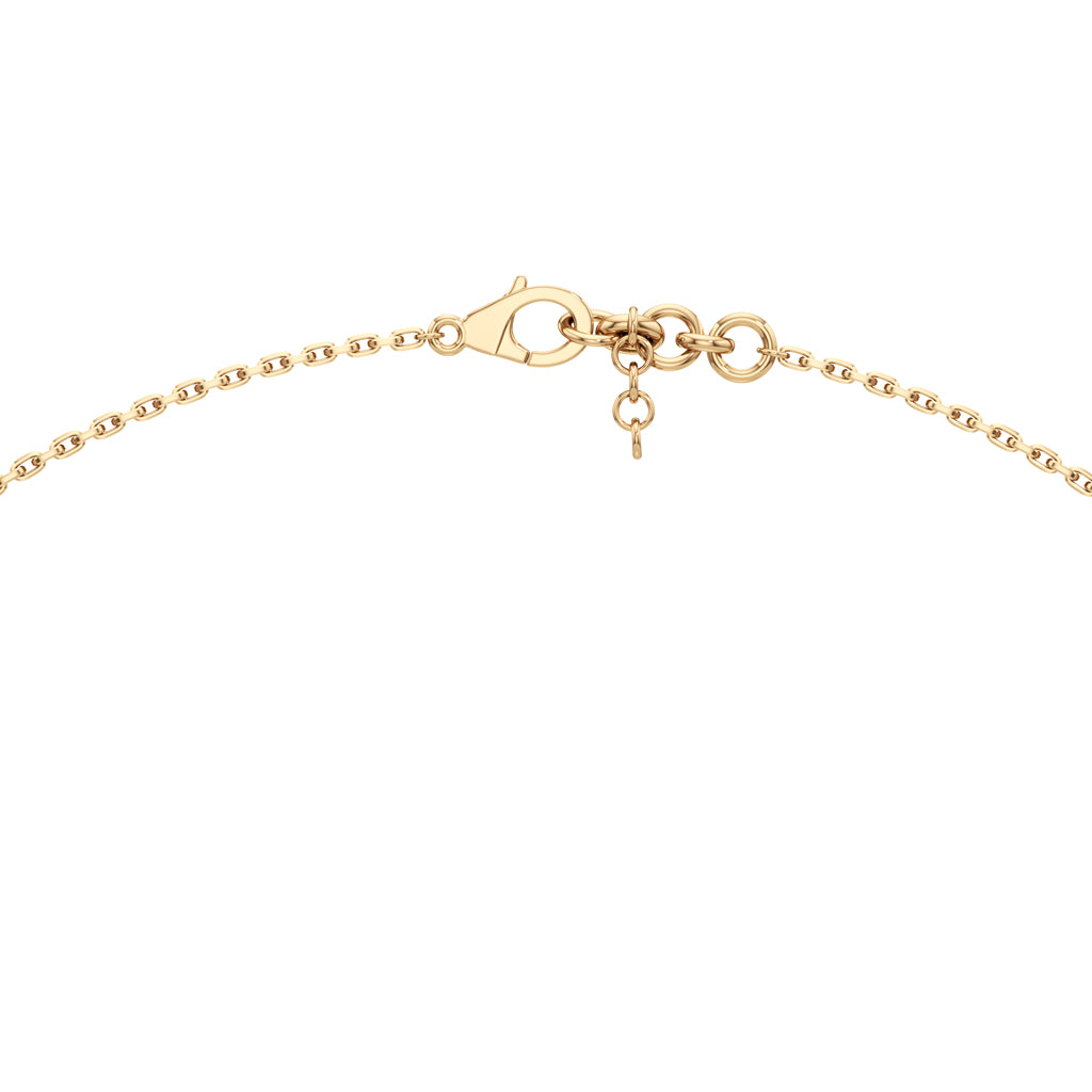 Meadow Muse Drop Necklace 925 Sterling Silver 18k Gold Vermeil Lab Grown Diamond