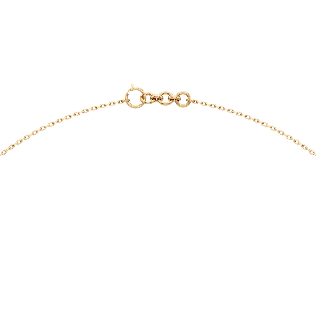 Classic Halo Solitaire 925 Silver 18k Gold Plated Mangalsutra Necklace