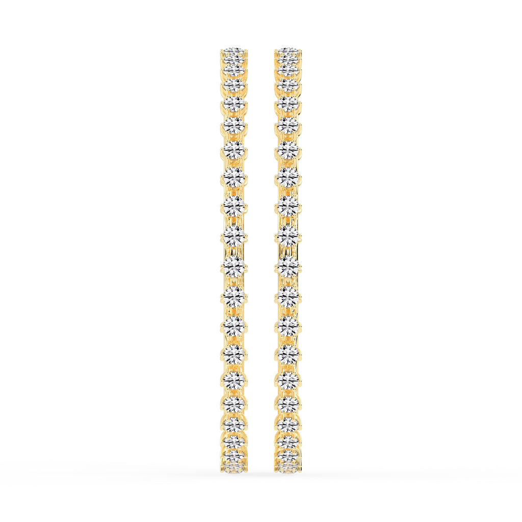 Aurora ProngSet Diamond Bangles