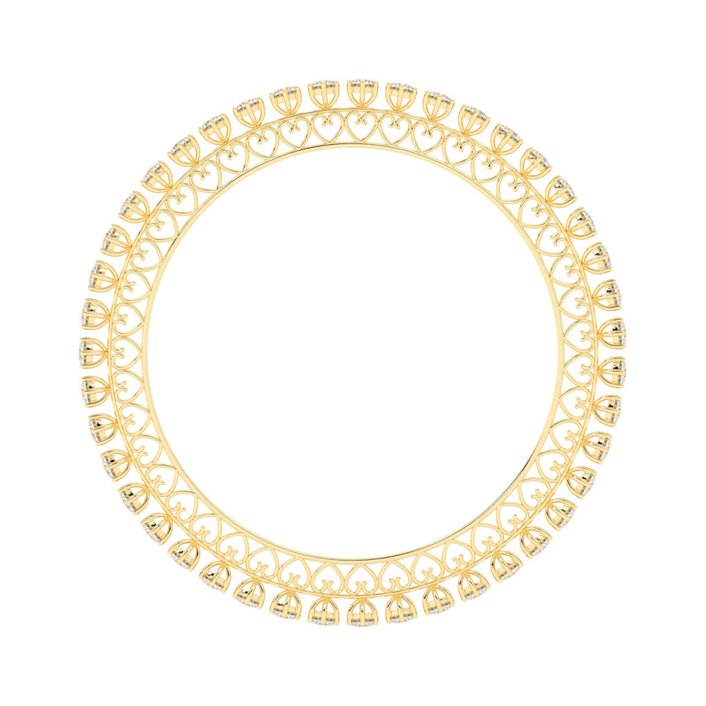 Aurora ProngSet Diamond Bangles