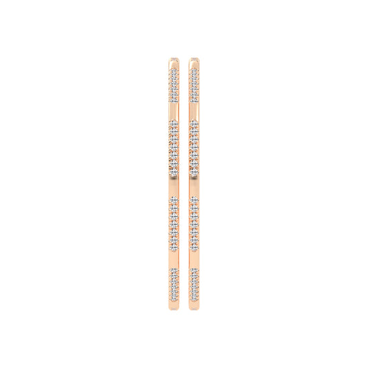 Contemporary Dual-Row Sparkling Bangle