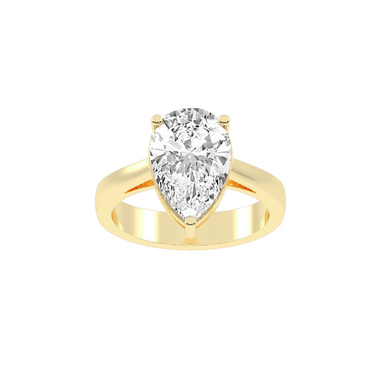 Elysia Pear Diamond Ring