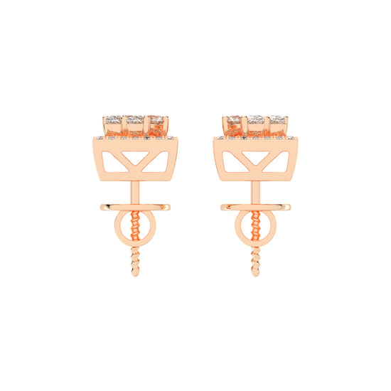 Marquise Sparkle Fancy Stud Earrings