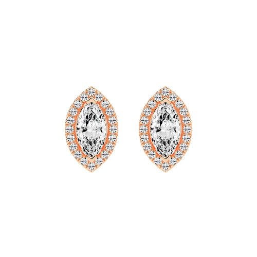 Luminous Marquise Blossom Studs