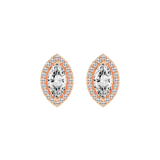 Luminous Marquise Blossom Studs