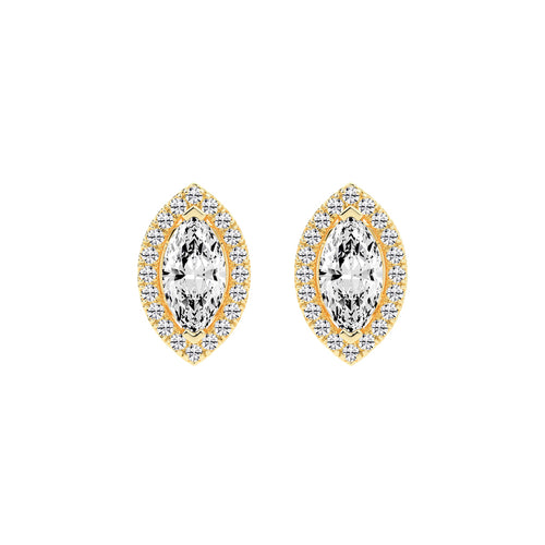 Luminous Marquise Blossom Studs