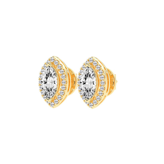 Luminous Marquise Blossom Studs