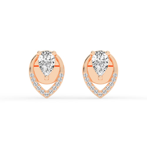 Lyra Pear Studs